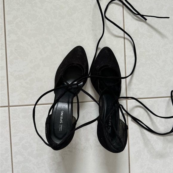 Call it spring lace up kitten heels - Picture 2 of 4